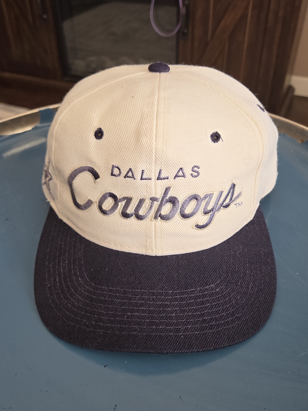 Vintage Dallas Cowboys Spots Specialties Script Snapback Hat